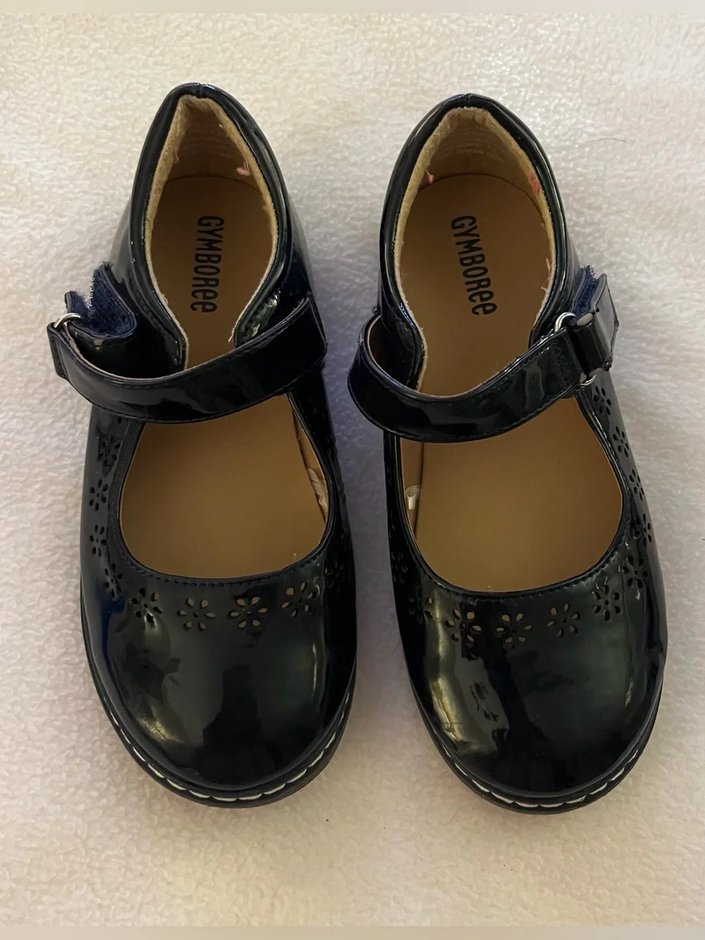 Gymboree Patent Leather Style Eyelet Maryjanes